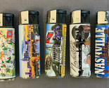 Tennessee Themed Various Images Set of 5 Electronic Lighters - $15.79