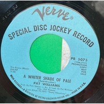 Pat Williams A Whiter Shade of Pale / Don&#39;t Leave Me 45 Jazz Promo Verve 5075 - £11.70 GBP