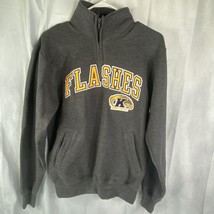 Champion Eco 1/4 Zip Pullover Kent State University Flashes Sweatshirt M... - $46.76