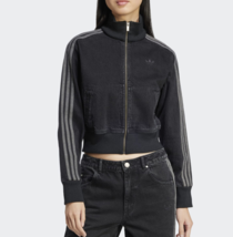 adidas Originals Adicolor Denim Track Top  Women&#39;s Casual Top AsiaFit NWT JD3110 - £141.26 GBP