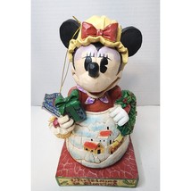 Jim Shore Walt Disney Showcase Collection Heartwarming Holiday Minnie #4004042 - $56.42