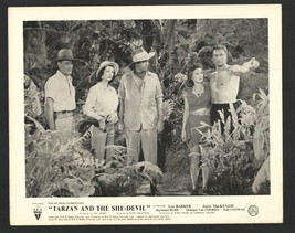 Tarzan &amp; the She-Devil 1953-8 x 10 B&amp;W promo still- Lex Barker-Joyce Mackenzi... - £26.54 GBP