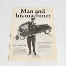1972 LIFE Man and His Machine  Just look Inside Cover Print Ad 10.5&quot; x 1... - £6.24 GBP