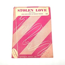 Vintage Sheet Music 1951 Stolen Love Voice Piano Guitar Sickle Feinstein - £7.95 GBP