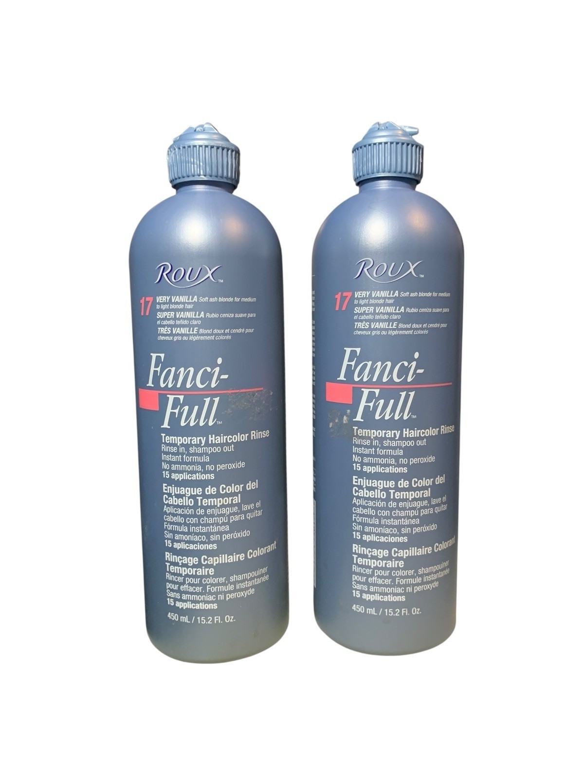 Roux Fanci-Full Temporary Haircolor Rinse 17 VERY VANILLA - 2 pack / 15.... - $39.99