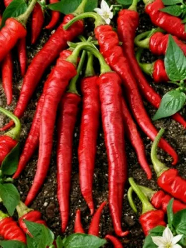 SEPTH Cayenne Long Slim Pepper Seeds, Heirloom Hot Pepper Seeds, Chili Peppers,  - £3.92 GBP