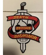 Death Before Dishonor Skull and Sword Patch - £5.67 GBP