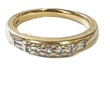 Unisex Cluster ring 14kt Yellow Gold 371192 - £191.04 GBP