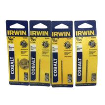 IRWIN Split Point Drill Bit Cobalt For Hardened Steel 5/64 Inch 135  Pack of 4 - £13.32 GBP