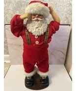 Rock Santa Collectibles Jingle Bell Rock Animated Santa Claus - $510.44 MXN