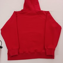 The North Face Men’s Size Large Red Cotton Blend Pullover Hoodie Sweatshirt Logo image 2