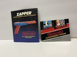 Nintendo NES Zapper &amp; Duck Hunt Super Mario Instruction Booklet Manual Guides - £15.48 GBP