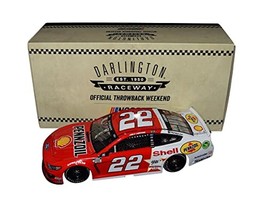 Autographed 2020 Joey Logano #22 Red Pennzoil Racing Darlington Throwback Weeken - $224.96