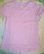 Wonder Nation Girls Essential Tee T-Shirt LARGE (10-12) Lavender Fade Re... - $9.75