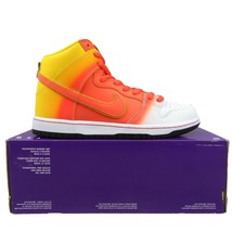 Nike SB Dunk High Pro Skate Shoes Mens Size 10 Orange White NEW FN5107-700 - £86.27 GBP