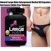 Natural Large Male Enlargement Herbal 60 Capsules Increases Libido Free ... - £51.81 GBP