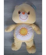 Vintage Funshine Care Bear Large  Bear Plush 20&quot; Yellow Sunshine 2003 Wi... - $513.90 MXN