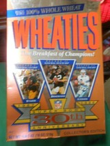 Great Collectible Empty Box WHEATIES 1967-1996 Super Bowl Anniversary-Bart Starr - £11.54 GBP