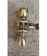 Kwikset Tylo Passage Hall / Closet Door Knob Polished Brass Non-Locking ... - $8.00