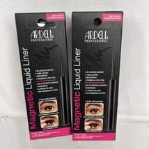 (2) Ardell Professional Magnetic Liquid Liner Black No Adhesive COMBINE SHIP!! - £7.20 GBP
