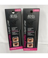 (2) Ardell Professional Magnetic Liquid Liner Black No Adhesive COMBINE ... - £7.17 GBP