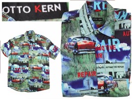 Otto Kern Men's Shirt European L *Here With Discount* OK01 T1P - $41.33