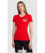 Love Moschino Love Storm Red Heart Tee - $100.43 CAD