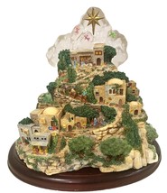 LENOX 2001 Hillside Nativity Lighthouse Sculpture Nautical - $63.70