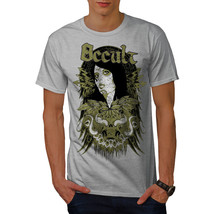 Wellcoda Occult Girl Cool Skull Mens T-shirt, Pout Graphic Design Printed Tee - £14.87 GBP+