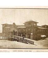 1910 Casino Building Hotel Advertisement Ocean Park California Architect... - €25,75 EUR