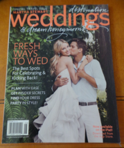 Martha Stewart Weddings Magazine Travel Issue Destinations; Honeymoons 2... - $22.00
