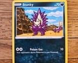 Pokemon TCG Rebel Clash Card | Stunky 114/192 Common - $1.89