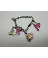 Enamel DISNEY Charm Cinderella Bracelet 6.5&quot; - £11.68 GBP