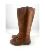 Boden Riding Boot Womens Size 6 37 Brown Leather Boho Western Rodeo Cowgirl - $52.36 CAD