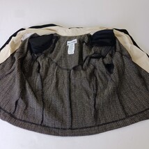 Vintage Perceptions by Irene B. Women's 12 Black/Cream One-Button Blazer Jacket image 9