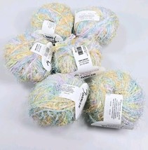 Trendsetter Dancer Yarn Cotton Chenille 408 Crocus Variegated Yarn 6 Balls Italy - $38.60