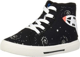 allbrand365 Designer Little Kid Boys Nash High Top Sneakers, Black Print Size 8 - £35.58 GBP