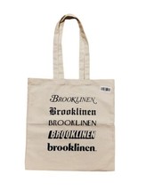 Brooklinen Cotton Canvas Tote Bag Washable Fabric Shoulder Bag Book Tote - £7.76 GBP