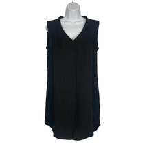 Anthropologie Cloth &amp; Stone Women&#39;s Black T-shirt Sleeveless Dress - Size Small - £36.76 GBP