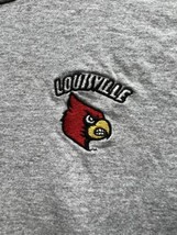 Delta Pro Weight Louisville Cardinals Embroidered T-Shirt Size Medium - $14.85