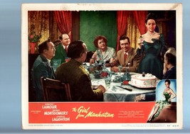 The Girl From MANHATTAN-DOROTHY LAMOUR-1948-LOBBY Card FN/VF - £28.92 GBP