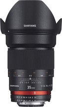 Black Samyang Sy35M-C 35Mm F1-4.5 Fixed Lens For Canon. - £360.23 GBP