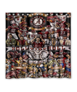 Rare!!! Alabama Crimson Tide Custom Waterproof Polyester Shower Curtain ... - $42.10 CAD+