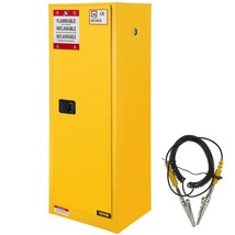 VEVOR Flammable Cabinet 18.1&quot; x 18.1&quot; x 35.4&quot;, Galvanized Steel Safety C... - $10,896.84 MXN