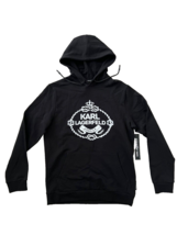 Karl Lagerfeld Paris Crown Print Hoodie Sweatshirt Black ( S ) - £93.59 GBP