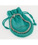 Tiffany &amp; Co. Sterling Silver Venetian Link Bracelet w/ Original Pouch 7.5" - $556.19