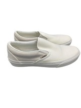 Vans men Woven Check Slip-On 721454 Marshmallow/Snow White Sneaker Size  6 - $44.55