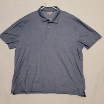 Hickey Freeman Men&#39;s Polo Shirt Size 2Xl XXL Gray Short Sleeve Casual Golf - £22.58 GBP