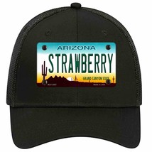 Strawberry Arizona Novelty Black Mesh License Plate Hat - £22.67 GBP