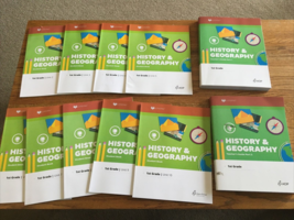 LIFEPAC History &amp; Geography 1st Grade Teacher’s Guide Part 1 2 Student W... - $69.29